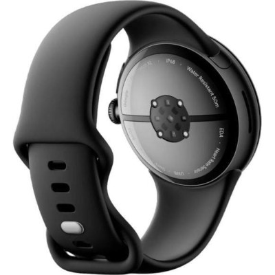 Google Pixel Watch 3 45 mm Wi-Fi Matte Black Aluminum Case/Obsidian Active Band