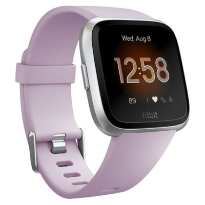 Fitbit Versa Lite Edition Smartwatch Lilac/Silver S/P+L/G (FB415SRLV)