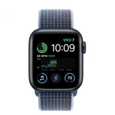 Apple Watch SE 2 GPS 40mm Midnight Aluminium Storm Blue Sport Loop (MNL83)
