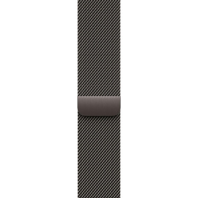 Apple Watch Series 10 GPS + Cellular 46mm Slate Titanium Case w. Slate Milanese Loop - S/M (MC7R4)
