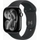 Apple Watch Series 11 GPS + Cellular 46mm Jet Black Alu. Case w. Black S. Band - S/M (MFC24)