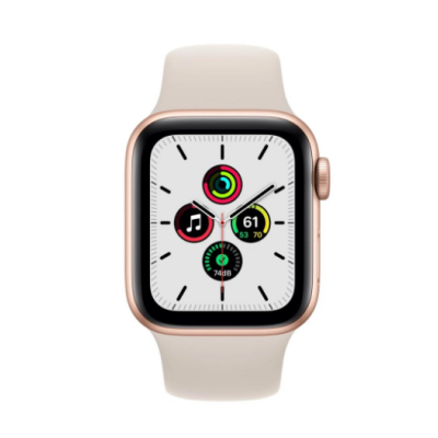 Apple Watch SE GPS + Cellular 40mm Gold Aluminum Case w. Starlight S. Band (MKQN3)