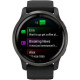 Garmin Venu 2 Slate Stainless Steel Bezel with Black Case and Silicone Band (010-02430-11/01)