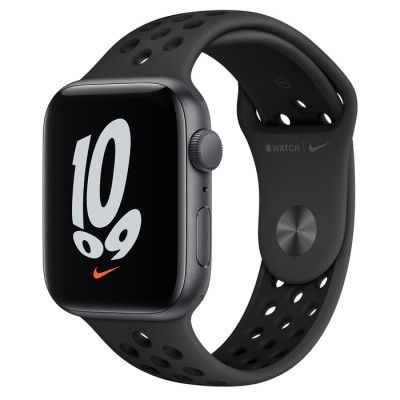 Apple Watch Series SE Nike GPS+LTE (MKRX3) 44mm Space Gray Aluminium Case with Black Nike Sport Band