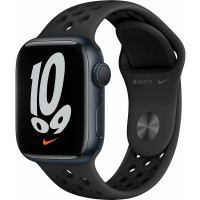 Apple Watch Nike Series 7 GPS 45mm Midnight Aluminum Case w. Anthracite/Black Nike Sport Band (MKNC3)