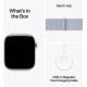 Apple Watch Series 10 GPS 46mm Silver Aluminum Case w. Blue Cloud Sport Loop (MWWN3)