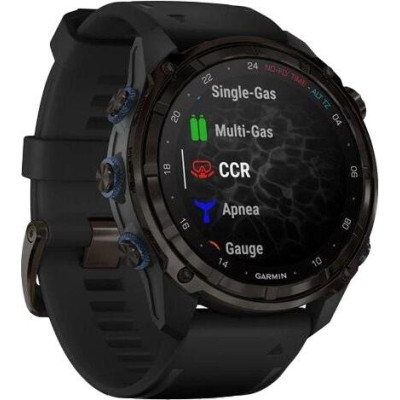 Garmin Descent Mk3i 51mm Carbon Gray DLC Titanium with Black Silicone Band (010-02752-10/11)