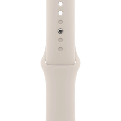 Apple Watch Series 9 GPS + Cellular 41mm Starlight Aluminium Case with Starlight Sport Band - M/L (MRHP3)