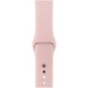 Apple Watch Series 3 (GPS + Cellular) 38mm Gold Aluminum Case with Pink Sand Sport Band (MQJQ2, MQKH2)