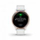 Garmin Venu 2S Rose Gold with White Leather Band (010-02429-23)