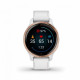 Garmin Venu 2S Rose Gold with White Leather Band (010-02429-23)