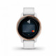Garmin Venu 2S Rose Gold with White Leather Band (010-02429-23)