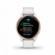 Garmin Venu 2S Rose Gold with White Leather Band (010-02429-23)