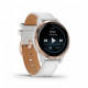 Garmin Venu 2S Rose Gold with White Leather Band (010-02429-23)