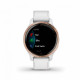 Garmin Venu 2S Rose Gold with White Leather Band (010-02429-23)