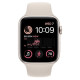 Apple Watch SE 2 LTE 44mm Starlight Alu. Case w. Starlight Sport Band - S/M (MXG73/MXGT3)
