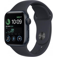 Apple Watch SE 2 GPS 40mm Midnight Aluminum Case w. Midnight S. Band - M/L (MNT83)
