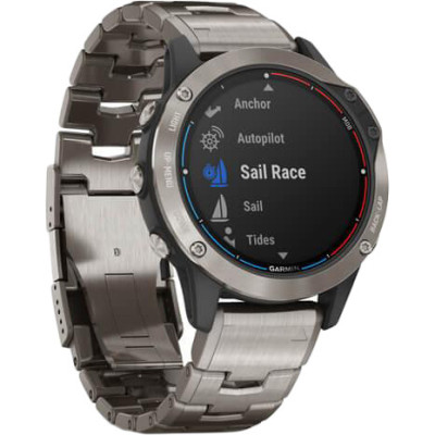 Garmin quatix 6 Titanium Grey with Titanium Band (010-02158-95)