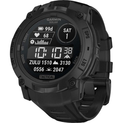 Garmin Instinct 3 50mm Solar Tactical Edition Black with Black Band (010-02935-50/90)