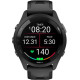 Garmin Forerunner 265 Black Bezel and Case w. Black/Powder Gray Silicone Band (010-02810-30)