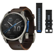 Garmin D2 Mach 2 47mm Titanium w. Oxford Brown Leather Band (010-02904-30/31)