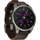 Garmin D2 Mach 2 47mm Titanium w. Oxford Brown Leather Band (010-02904-30/31)