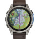 Garmin D2 Mach 2 47mm Titanium w. Oxford Brown Leather Band (010-02904-30/31)