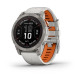 Garmin Fenix 7 Pro Sapphire Solar Titanium w. Fog Gray/Ember O. Band (010-02777-20/21)