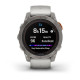 Garmin Fenix 7 Pro Sapphire Solar Titanium w. Fog Gray/Ember O. Band (010-02777-20/21)