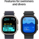 Apple Watch Ultra 2 GPS + Cellular 49mm Black Titanium Case w. Black Ocean Band (MX4P3)