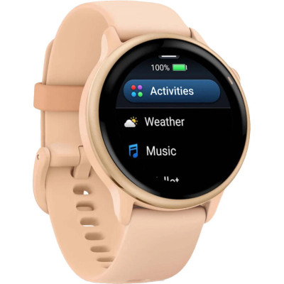 Garmin Vivoactive 6 Metallic Pink Dawn with Pink Dawn Band (010-02985-03/43)