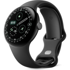 Google Pixel Watch 4 41mm Wi-Fi Matte Black Aluminum case / Obsidian Active Band