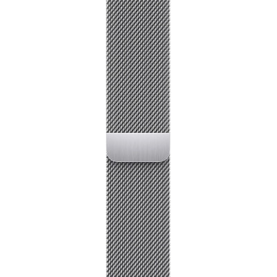Apple Watch Series 9 GPS + Cellular 41mm Silver S. Steel Case w. Silver Milanese Loop (MRJ43)