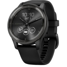 Garmin Vivomove Trend Slate S. Steel Bezel with Black Case and S. Band (010-02665-00)