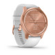 Garmin Vivomove Style Rose Gold Aluminum w. White Silicone B. (010-02240-00)