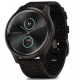 Garmin Vivomove Style Graphite Aluminum w. Black Pepper Woven Nylon B. (010-02240-03)