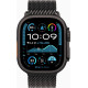 Apple Watch Ultra 2 GPS + Cellular 49mm Black Titanium Case w. Black Titanium Milanese Loop - M (MX5U3)
