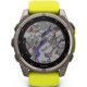 Garmin Fenix 8 51mm Solar Sapphire Titanium w. Amp Yellow/Graphite Silicone Band (010-02907-20/21)
