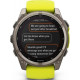Garmin Fenix 8 51mm Solar Sapphire Titanium w. Amp Yellow/Graphite Silicone Band (010-02907-20/21)