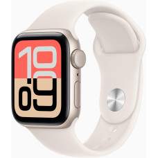 Apple Watch SE 3 GPS 40mm Starlight Alu. Case w. Starlight S. Band - M/L (MEH54)