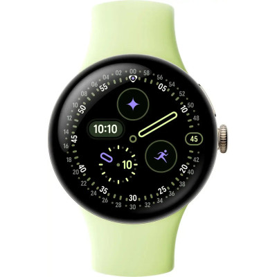 Google Pixel Watch 4 41mm Wi-Fi Champagne Gold Aluminum case / Lemongrass Active Band