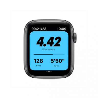 Apple Watch Nike SE GPS 44mm Space Gray Alum. Case w. Ant./Black Nike S. Band (MKQ83)
