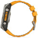 Garmin Fenix 8 51mm AMOLED Sapphire Titanium w. Spark Orange/Graphite Silicone Band (010-02905-10/11)