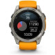 Garmin Fenix 8 51mm AMOLED Sapphire Titanium w. Spark Orange/Graphite Silicone Band (010-02905-10/11)