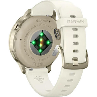 Garmin Venu 4 41 mm Lunar Gold with Bone Silicone Band (010-03013-00)
