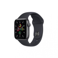 Apple Watch SE GPS 40mm Space Gray Aluminum Case w. Midnight S. Band (MKQ13)