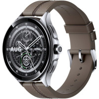 Xiaomi Watch 2 Pro Bluetooth Silver Case with Brown Leather Strap (1006733)