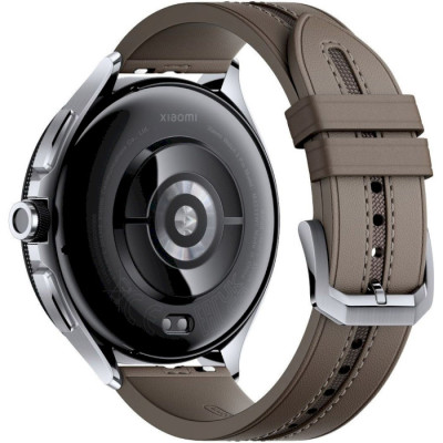 Xiaomi Watch 2 Pro Bluetooth Silver Case with Brown Leather Strap (1006733)