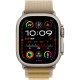 Apple Watch Ultra 2 GPS + Cellular 49mm Natural Titan. Case w. Tan Alpine Loop - Medium (MX4F3)