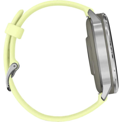 Garmin Venu 4 45 mm Silver with Citron Silicone Band (010-03014-02/42)